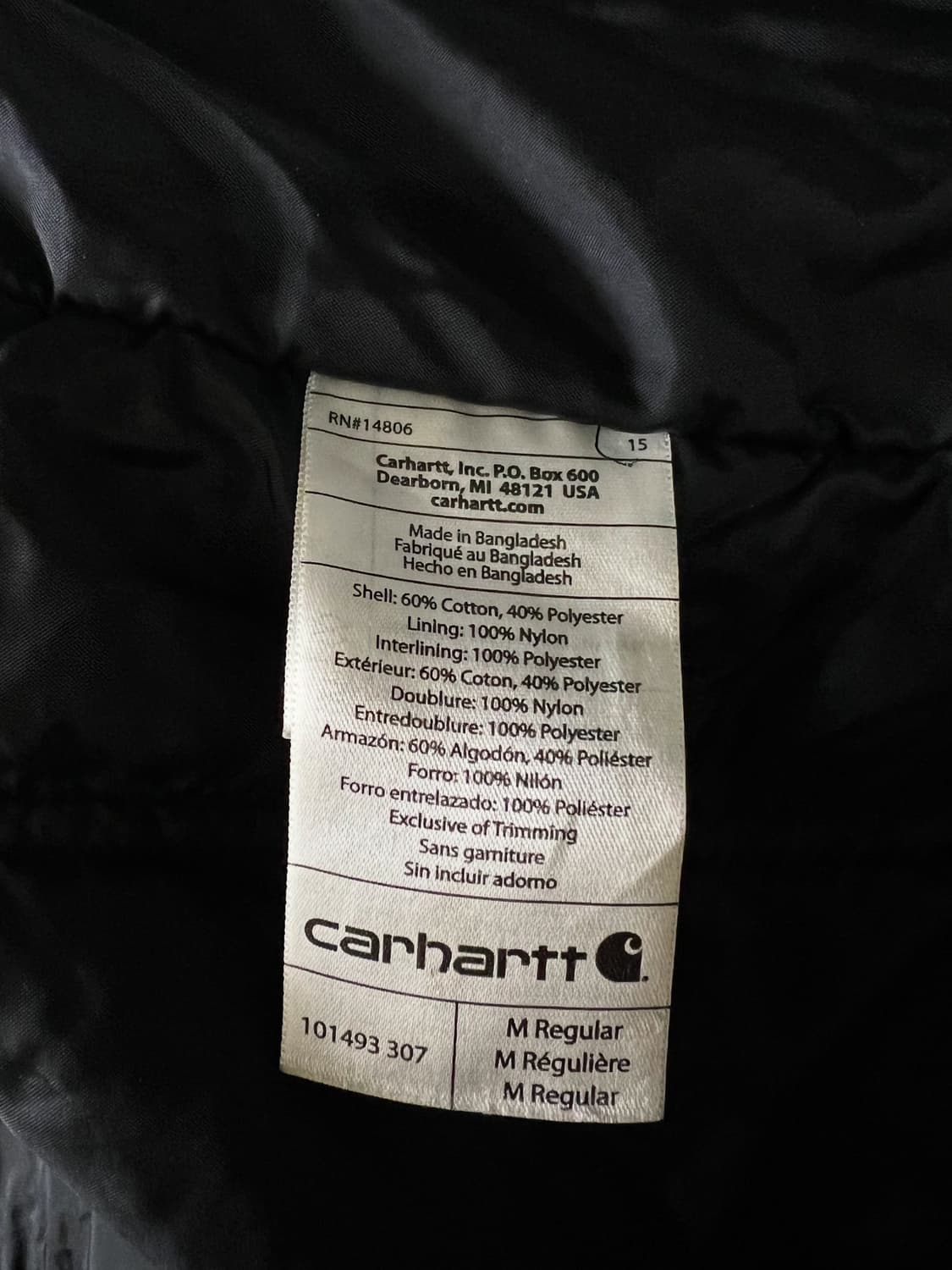 칼하트 모스그린 액티브 자켓 상품이미지6