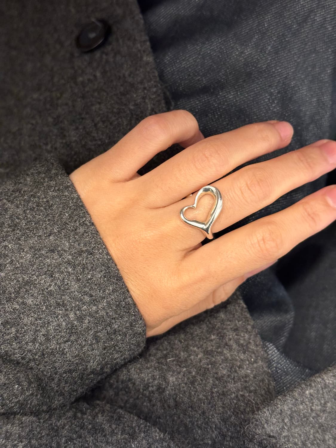 Tiffany&Co Heart 925silver rin 상품이미지2