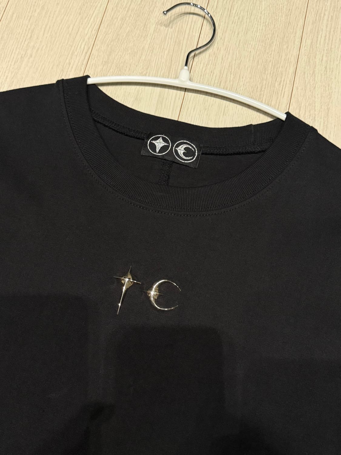 [3] 떠그 클럽 백 티셔츠 슬림 블랙 상품이미지2