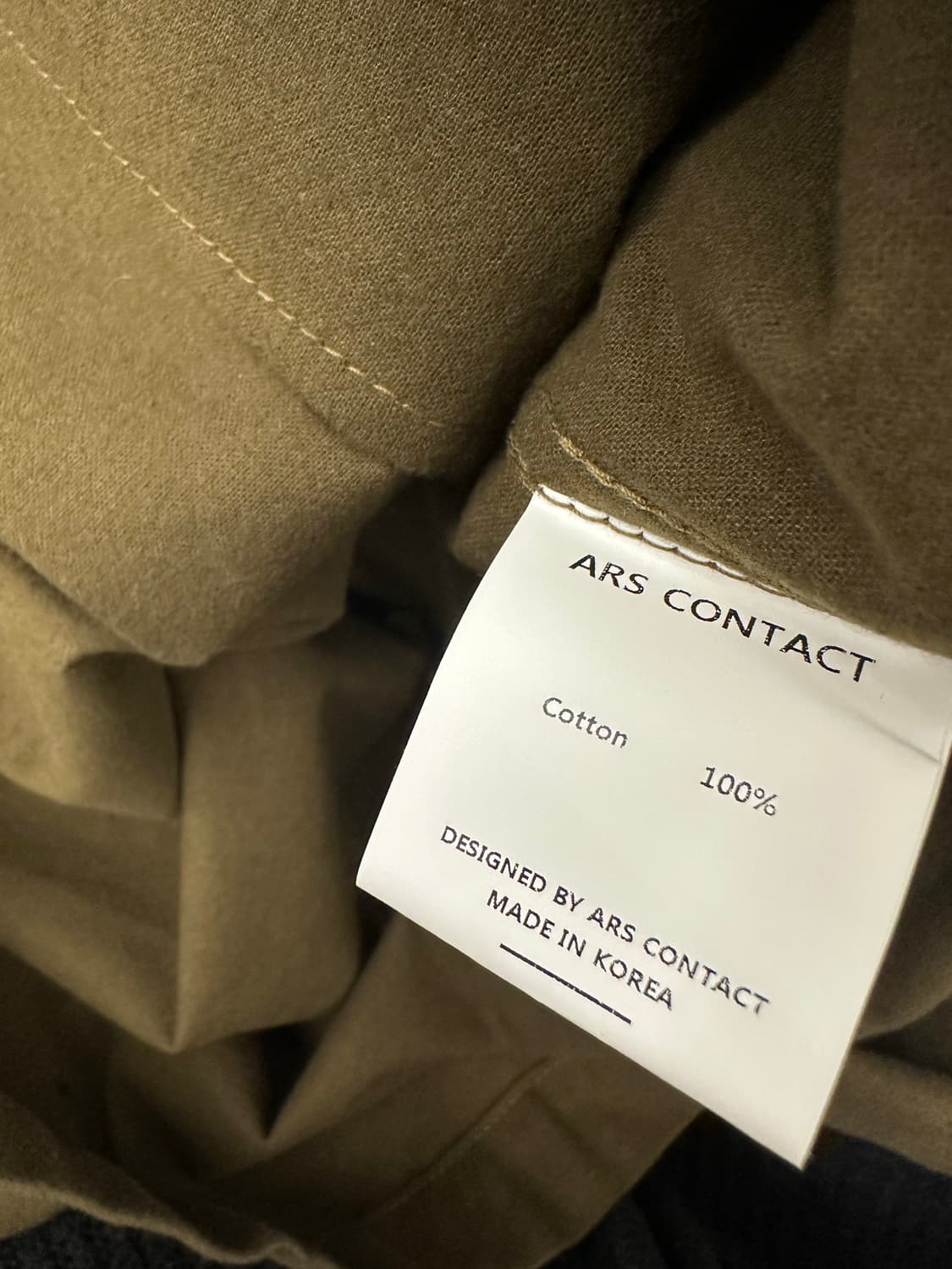 아르스 콘택트 ZIPUP SHIRTS(카키) 상품이미지8