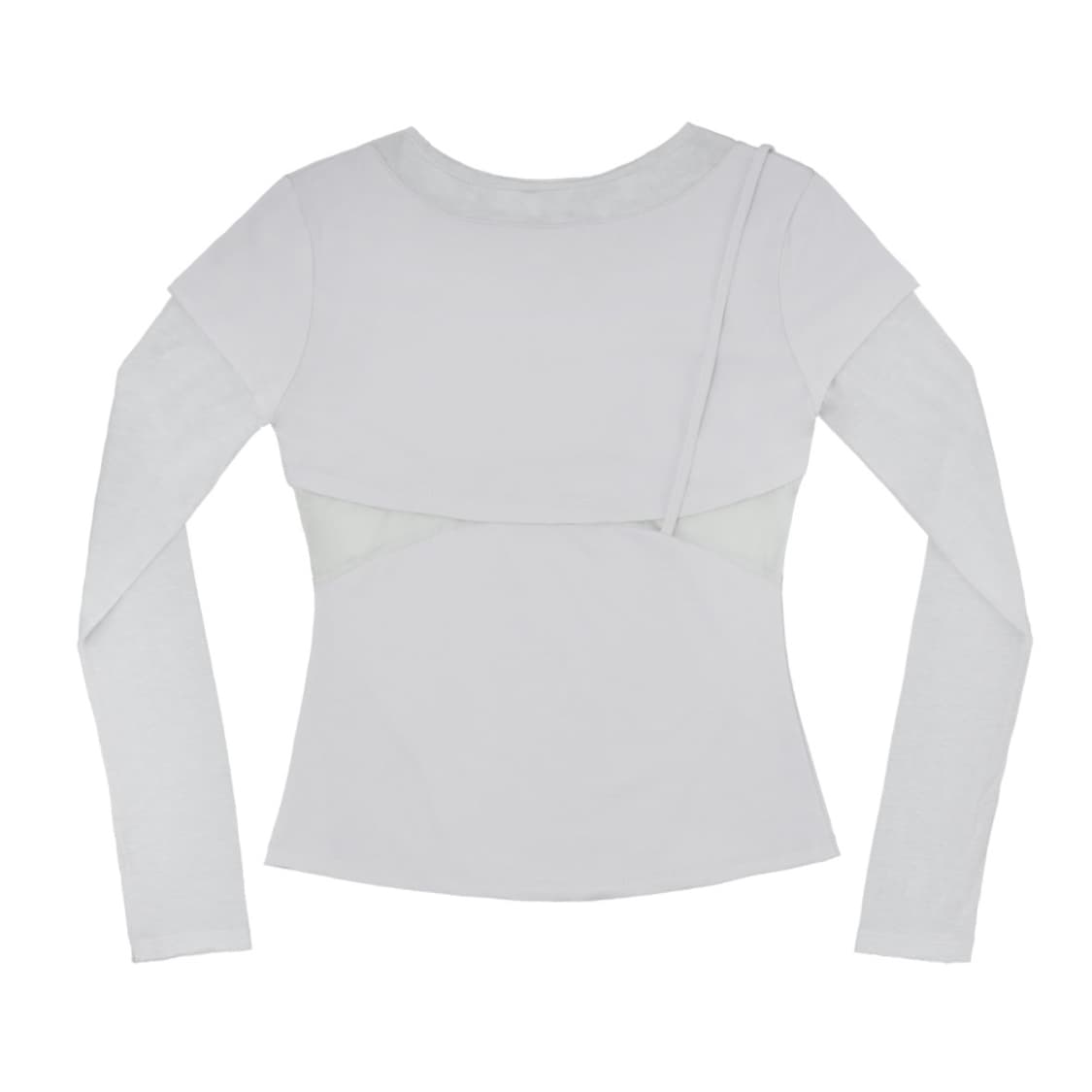 오호스 Layered Shoulder Strap Long Sleeves 상품이미지5