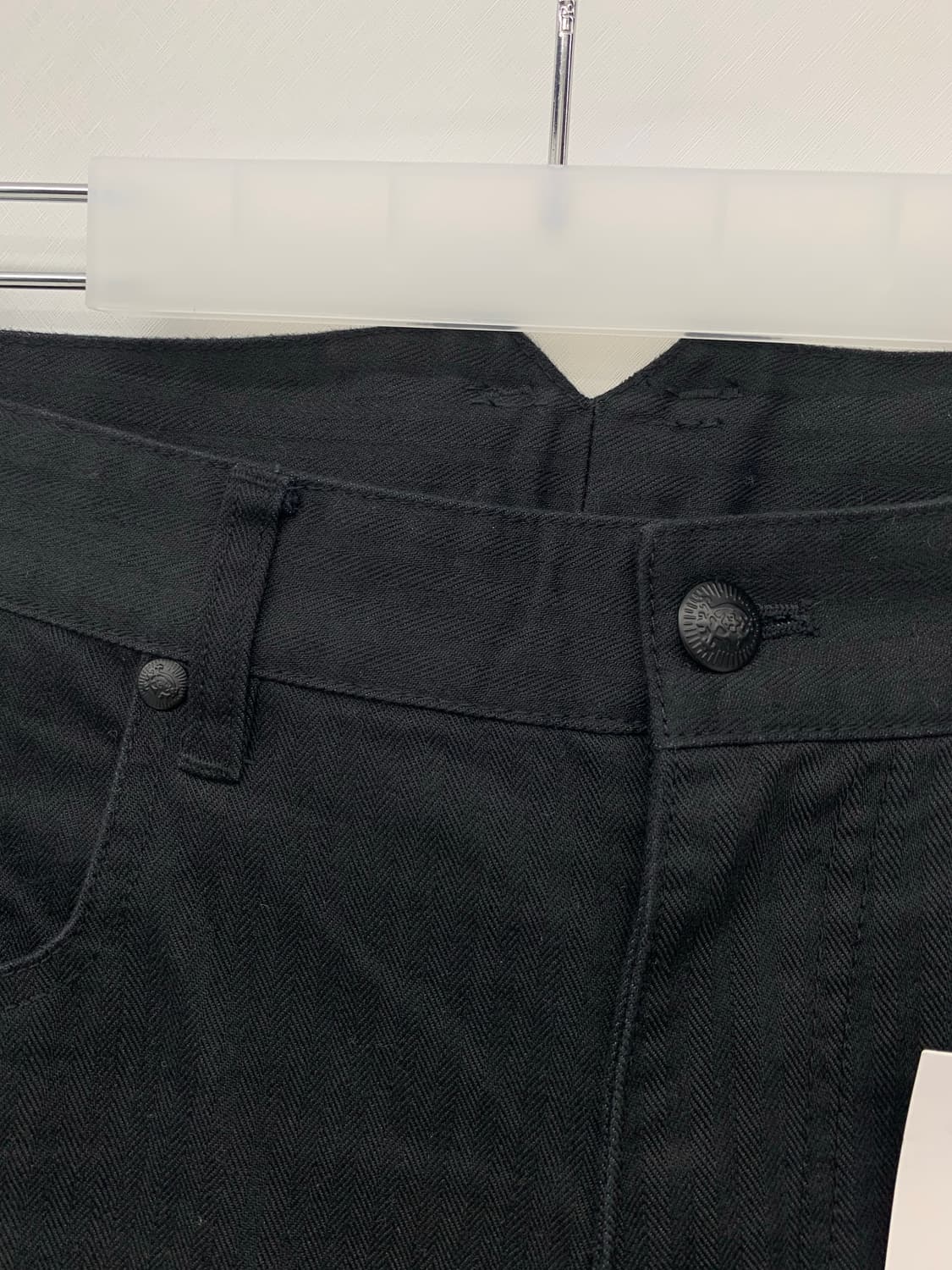 Custom culture 모드 지퍼 블랙진 상품이미지8