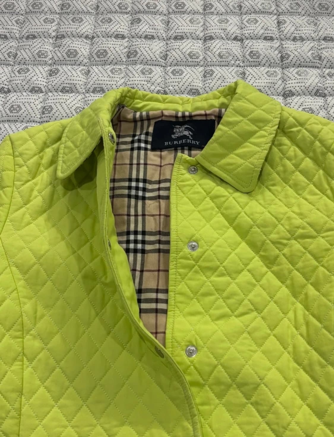정품 버버리 퀄팅 자켓 ~55 상품이미지2