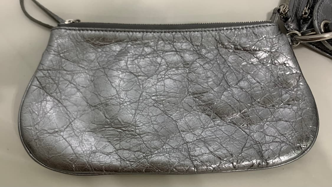 발렌시아가 르카골 미니 멀티 파우치 클러치백 가방 실버 상품이미지4