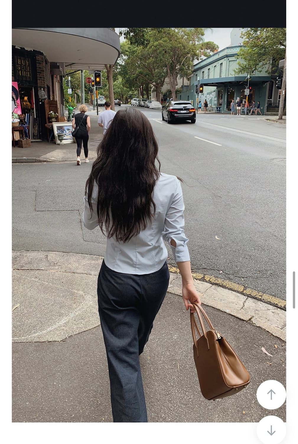 슬로우앤드 유어니즈 라인 셔츠 상품이미지4