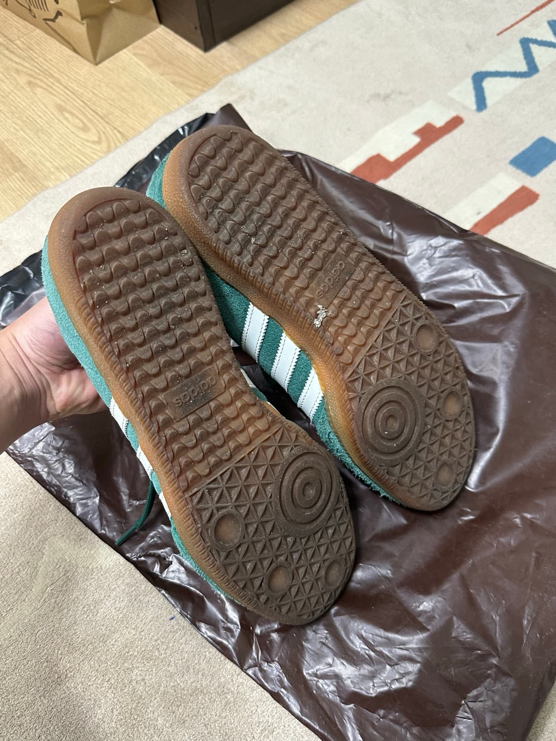 아디다스 삼바 OG 컬리지에이트 그린 상품이미지4