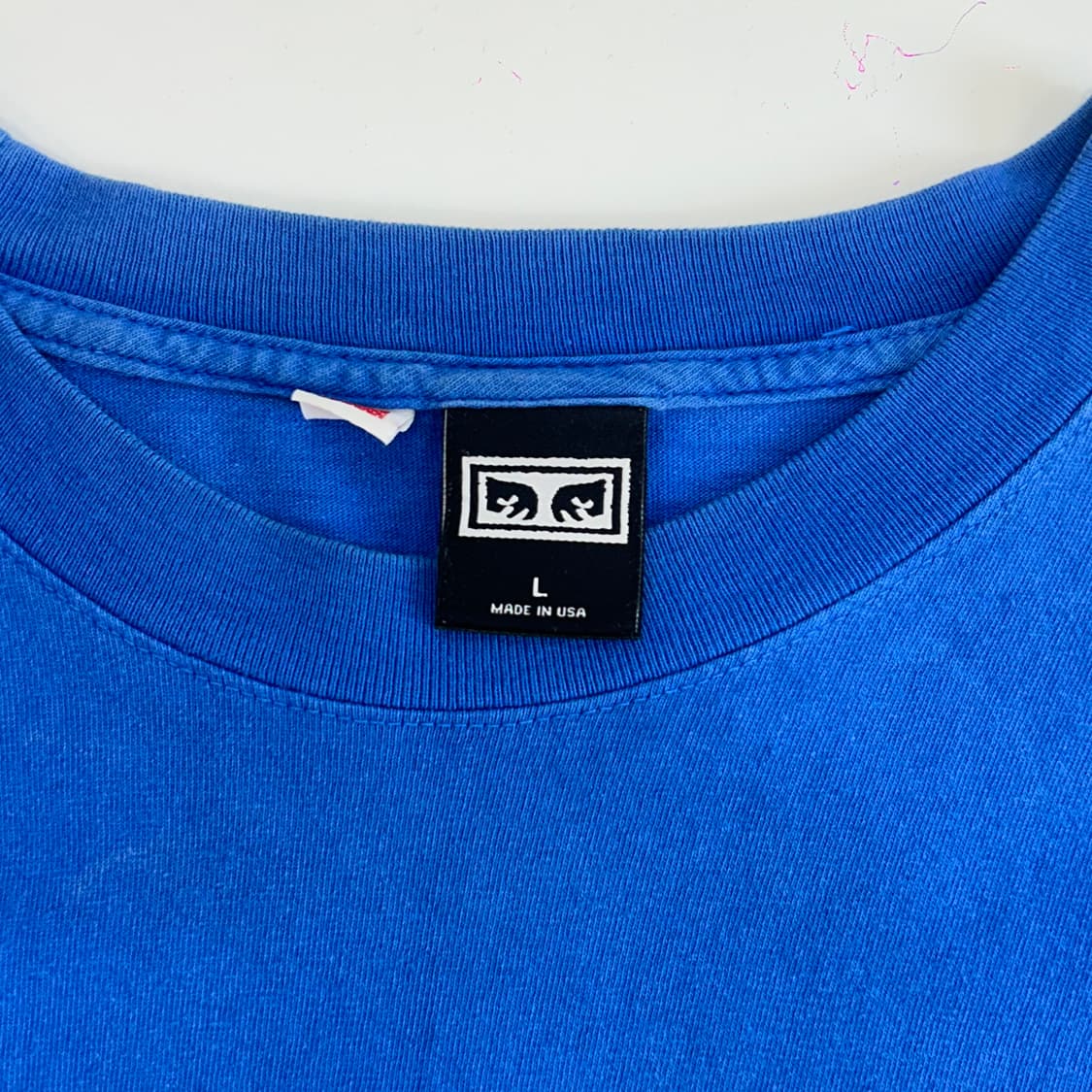 Obey 오베이 페이스아이콘 빅로고 딥블루 롱슬리브 상품이미지5