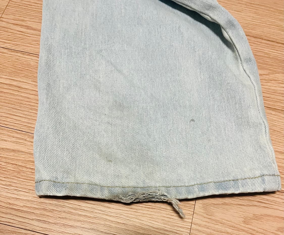 [L] 플라스틱프로덕트 페인터 데님 팬츠 상품이미지3