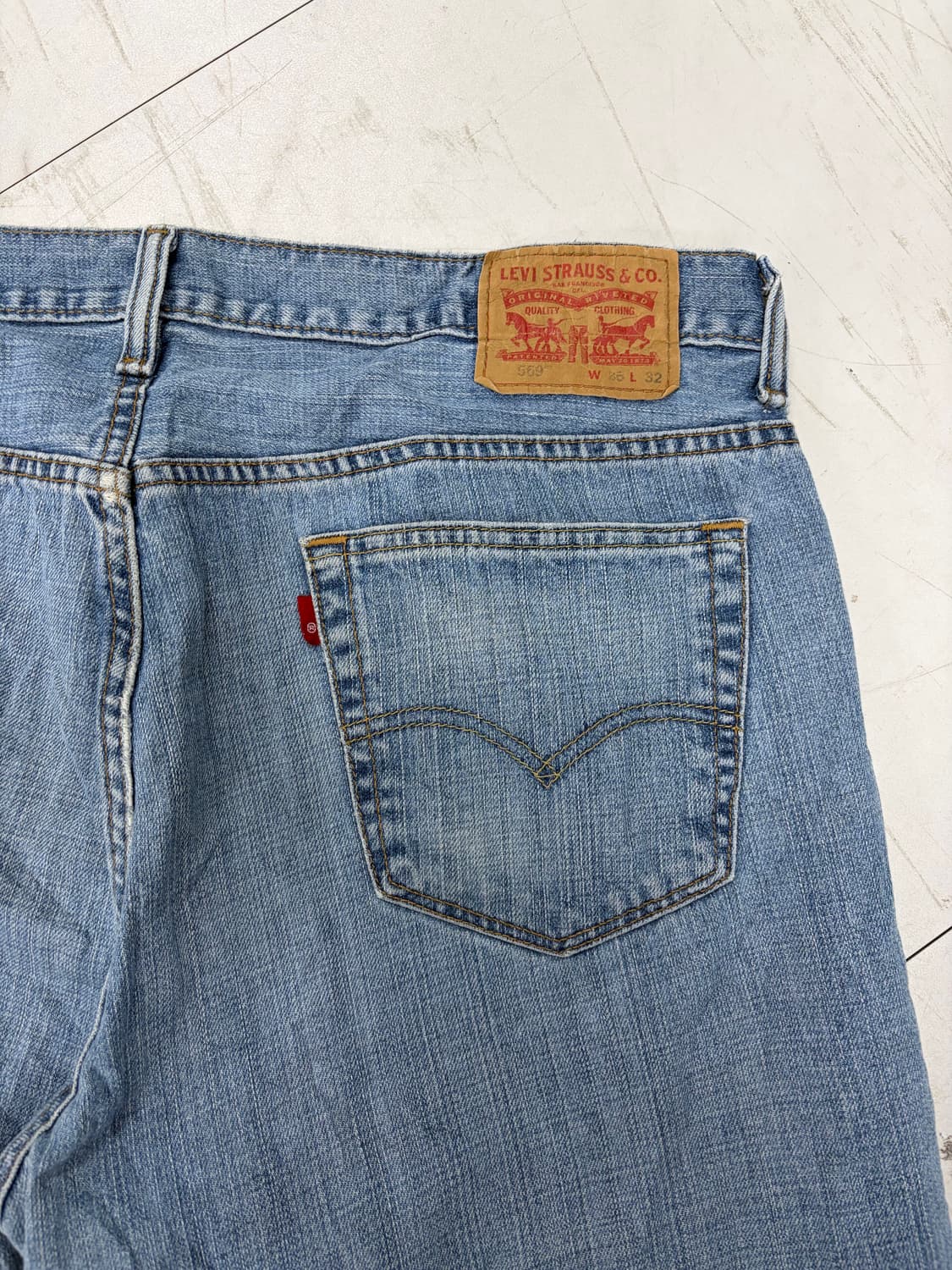 a227) 36 리바이스 569 루즈스트레이트 상품이미지5