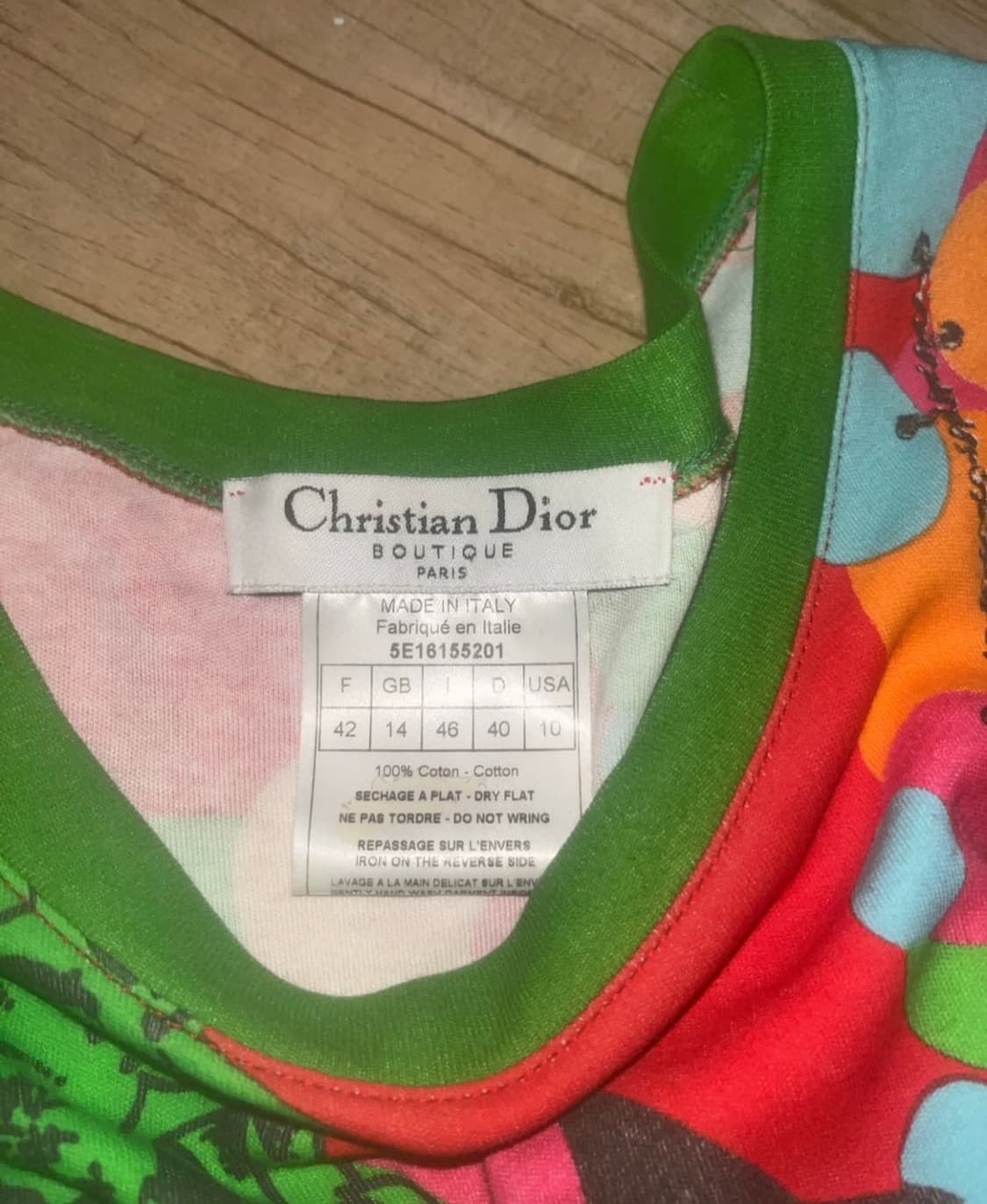 크리스찬 디올 존 갈리아노05ss (runaway piece) 티셔츠 상품이미지4