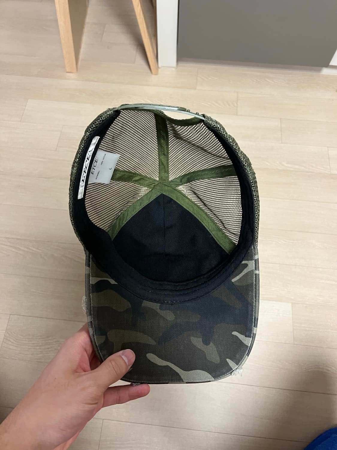 etce 스컬 메쉬캡 상품이미지3