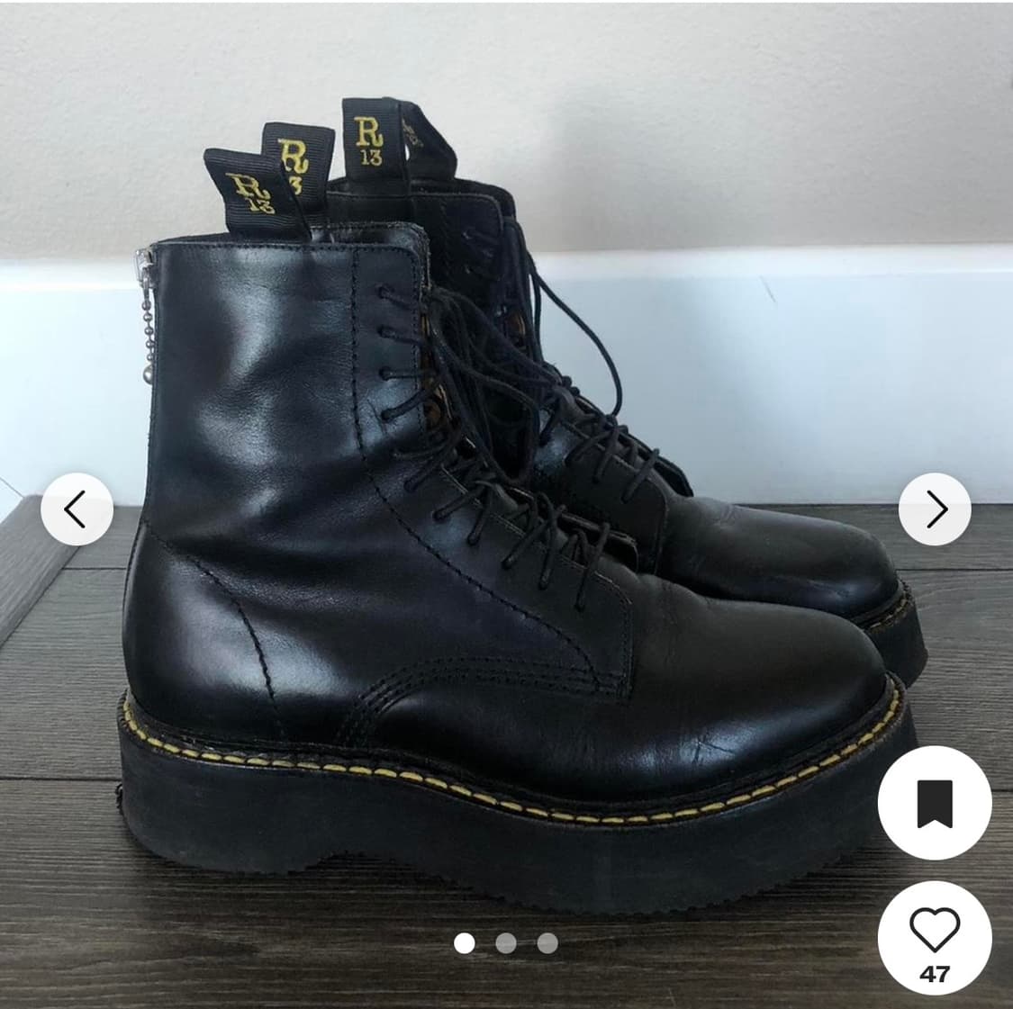 R13 플랫폼 워커 상품이미지1