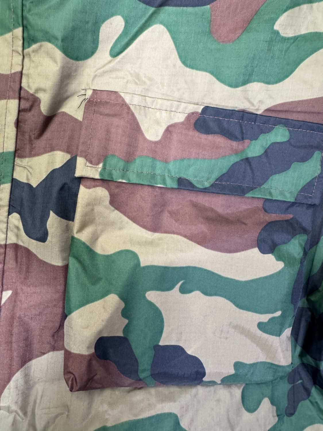 이븐리버 EVEN RIVER 밀리터리 립스탑 카모 자켓 XL 상품이미지4