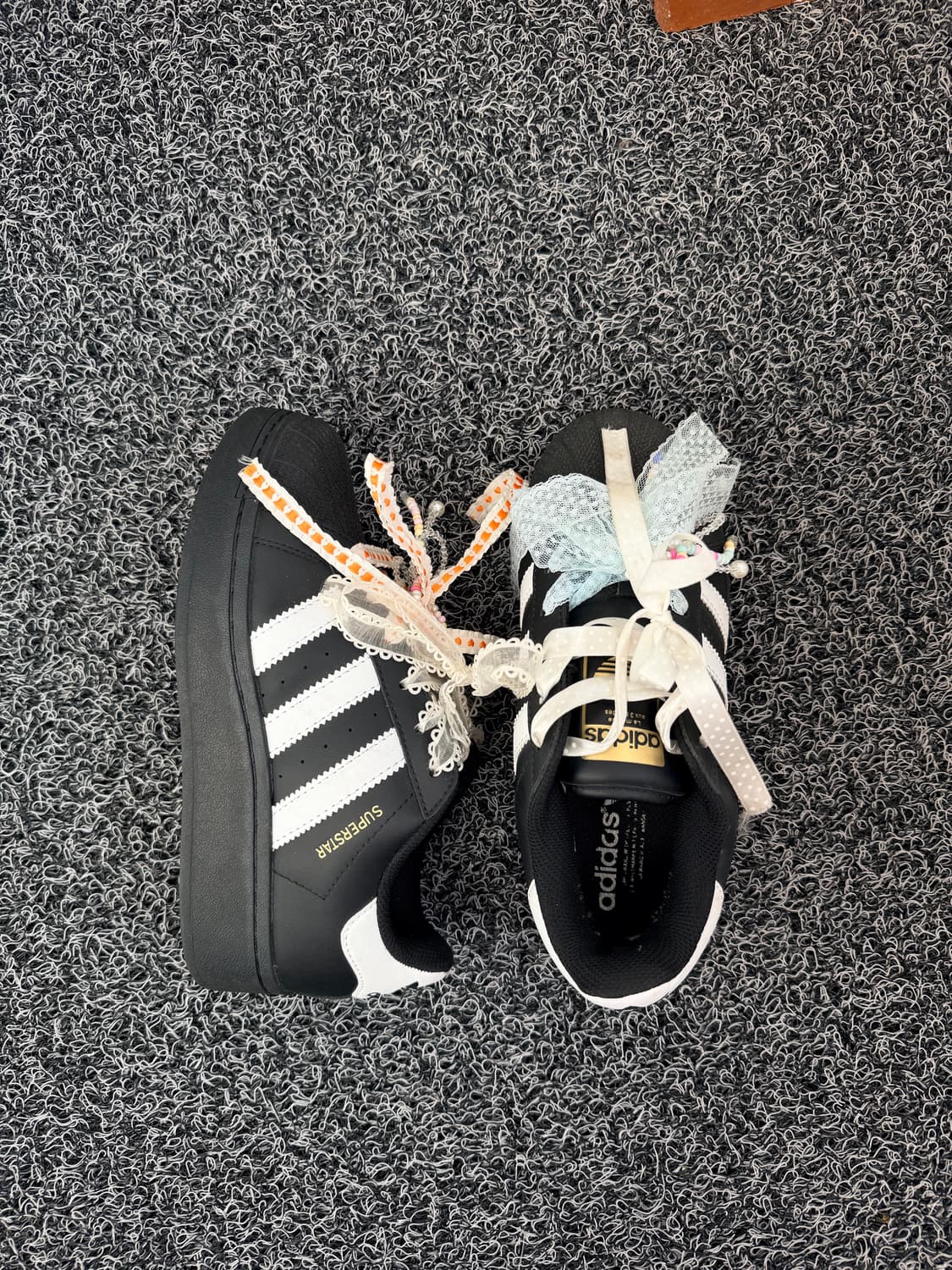 아디다스 슈퍼스타 키즈 블랙 230 상품이미지3