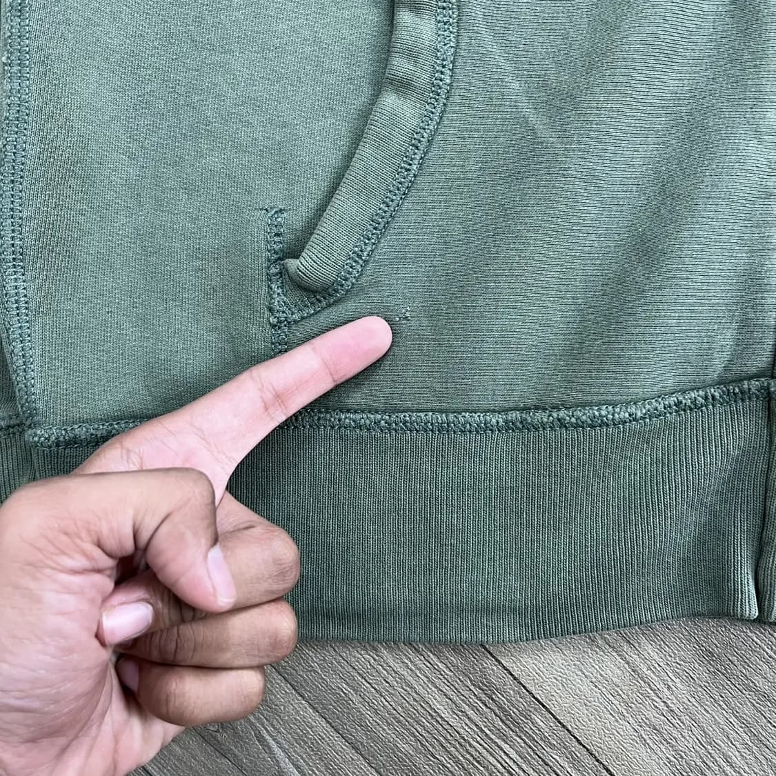 폴로 랄프로렌 빈티지 카키 빅포니 후드티 상품이미지6