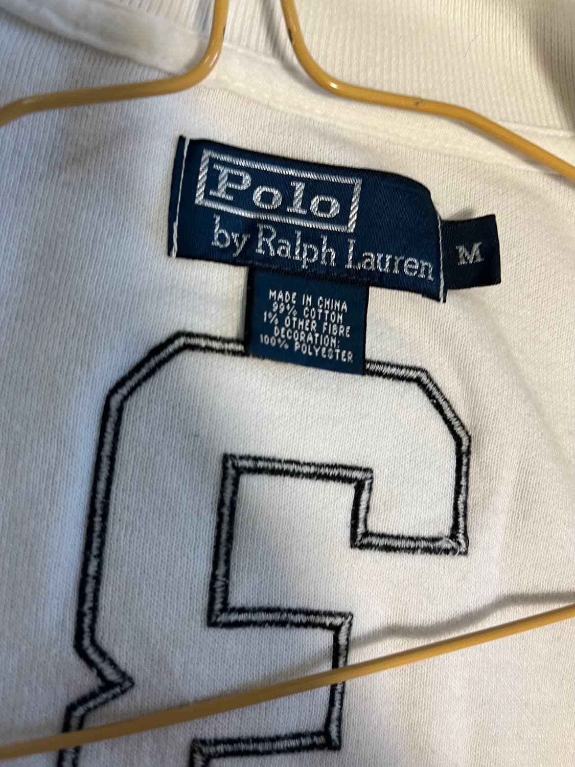 폴로 빅포니 스위스플래그 코튼집업(화이트)#성조기 상품이미지4