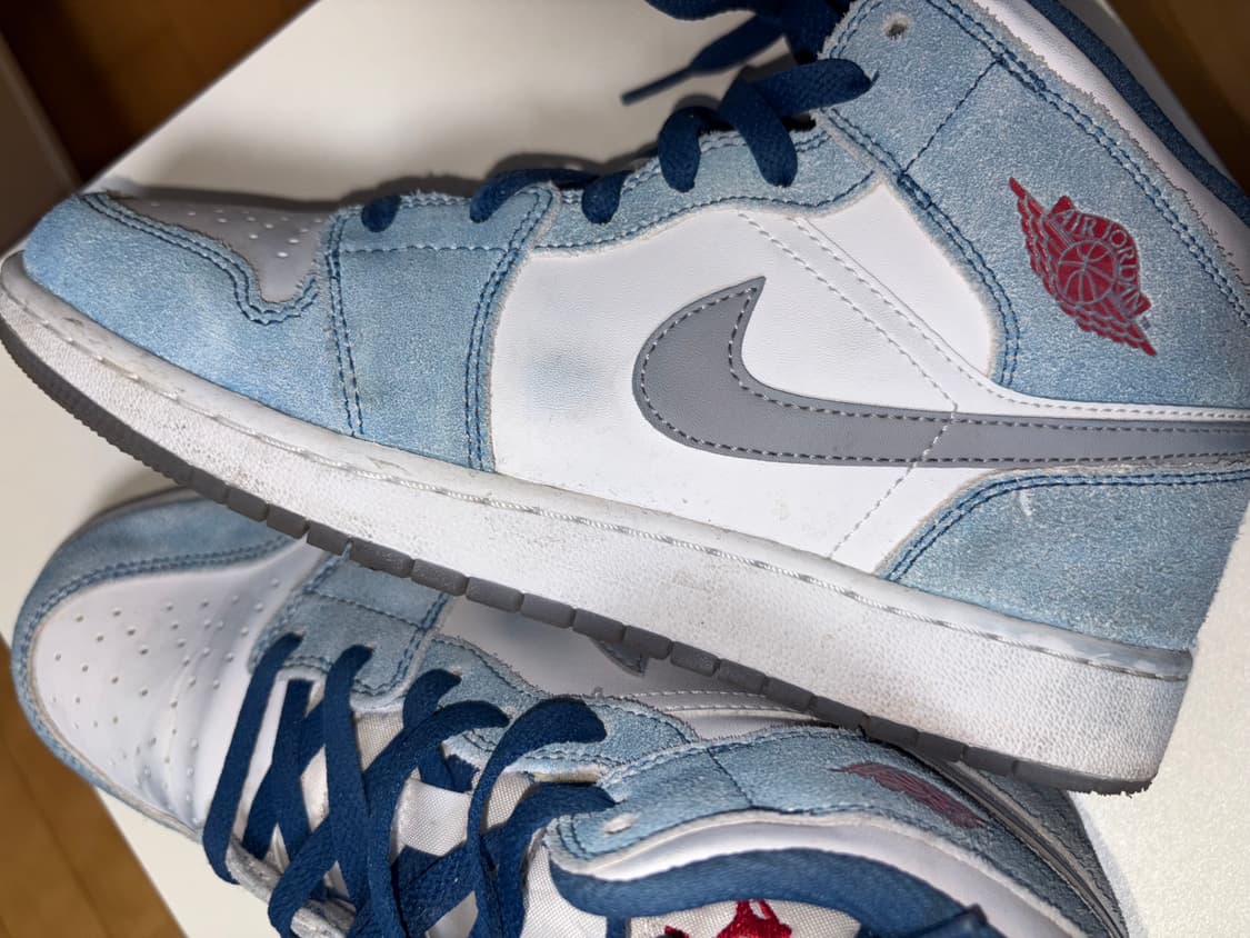 에어 조던 1 미드 프렌치 블루 스니커즈 상품이미지2