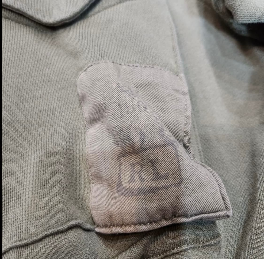 폴로 데님앤서플라이 스웻 M-65 필드 자켓 L 성조기 상품이미지4