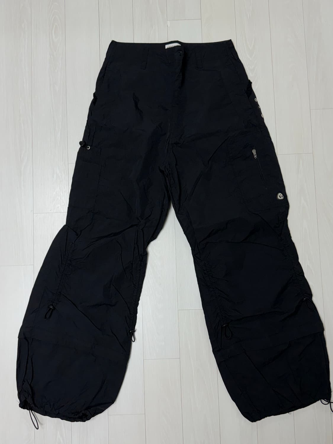 스마트어반유즈풀 (코이세이오) SUU 레이스 스트링 팬츠 블랙 사이즈 2 상품이미지2