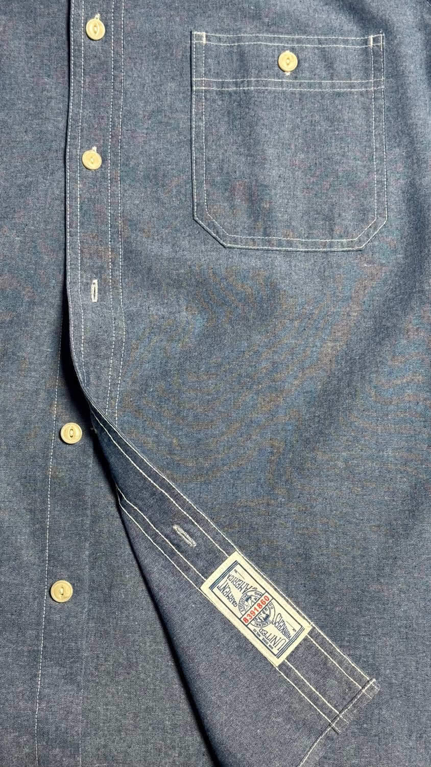 [M] 브론슨 샴브레이 셔츠 상품이미지3