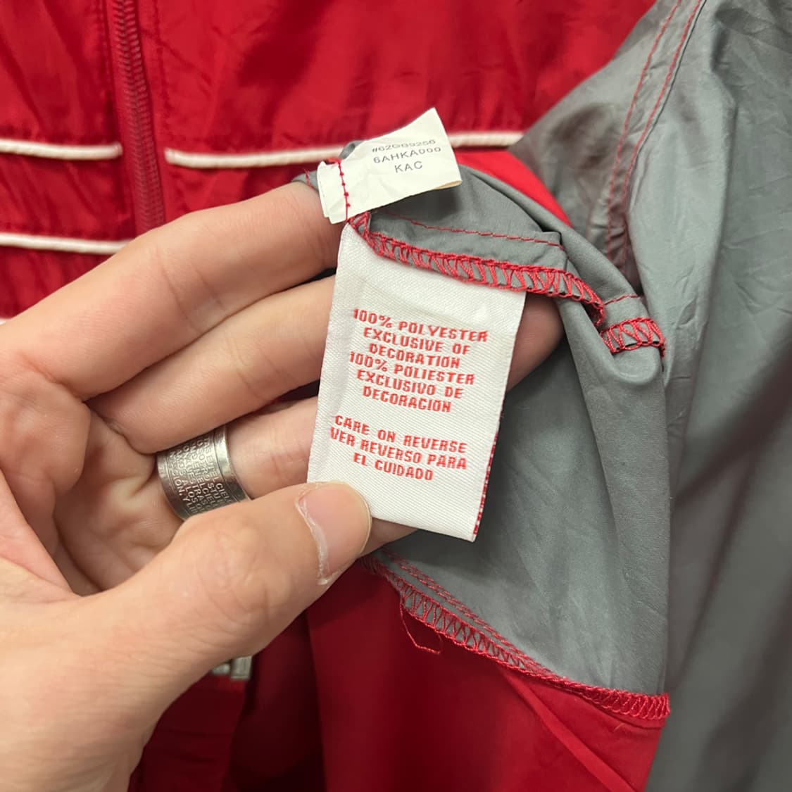 NFL 엔에프엘 캔자스시티 치프스 바람막이 자켓 L 상품이미지4