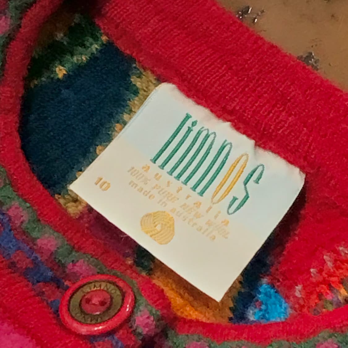 호주 90s 림노스 3D 케이블 스웨터 롱 가디건 여성 55 66 상품이미지4