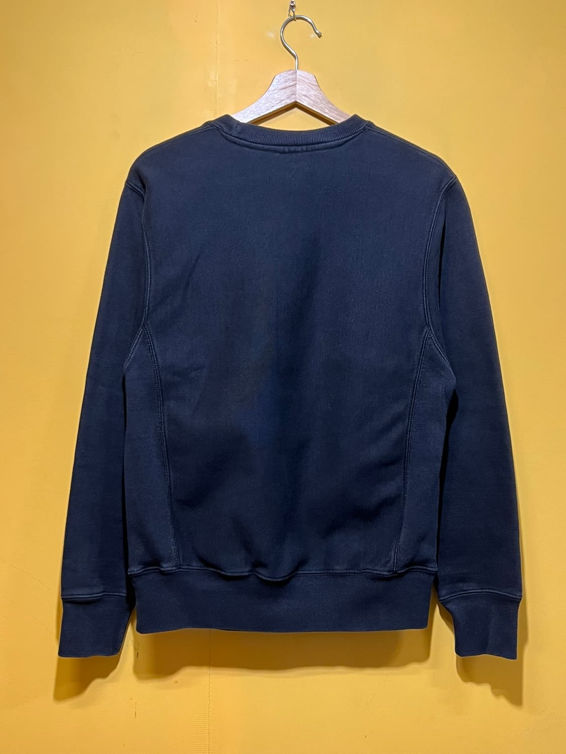 [S] 챔피온 헤비웨이트 리버스위브 맨투맨 블랙 스웻셔츠 상품이미지8