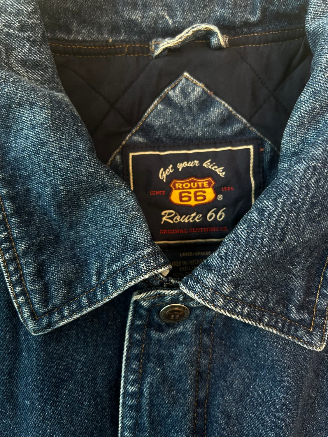 Route 66 데님 바시티 자켓 상품이미지4