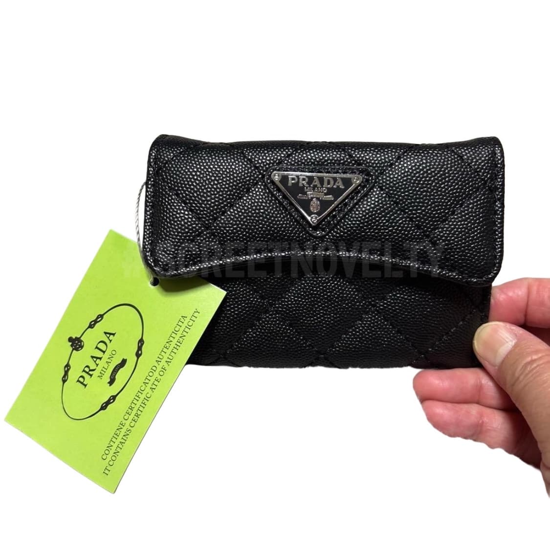 프라다뷰티 캐비어 카드동전 지갑 반지갑 풀박스 상품이미지8