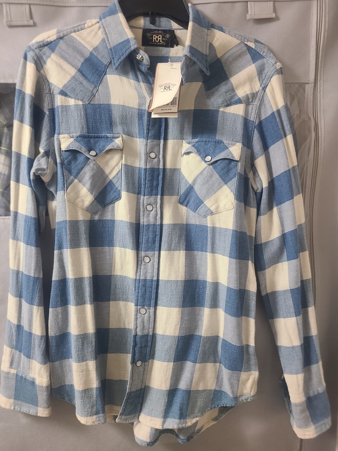 RRL 더블알엘 플래드 트윌 웨스턴 셔츠 상품이미지1