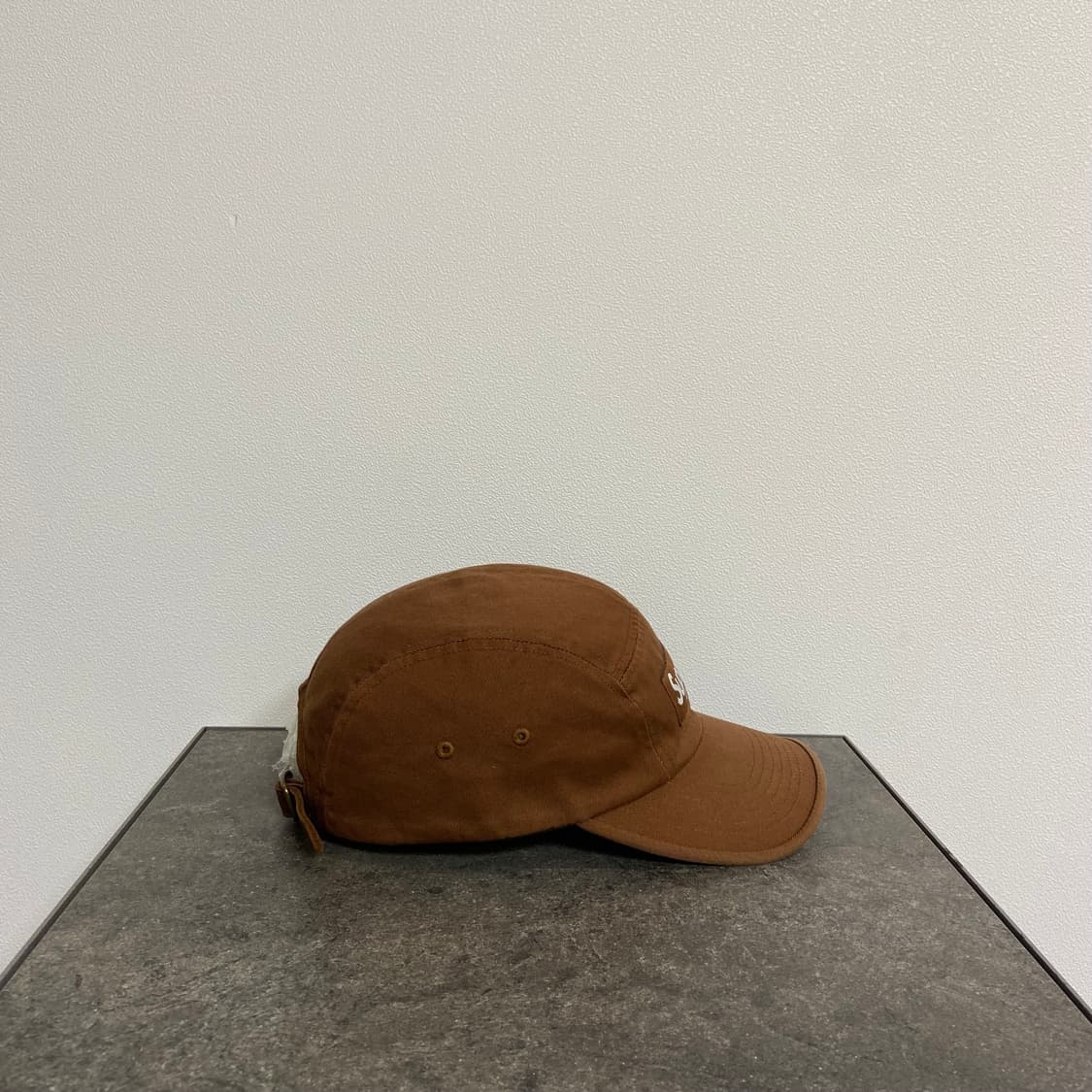 (OS) 슈프림 박스로고 캠프캡 모자 워시드 브라운 상품이미지3