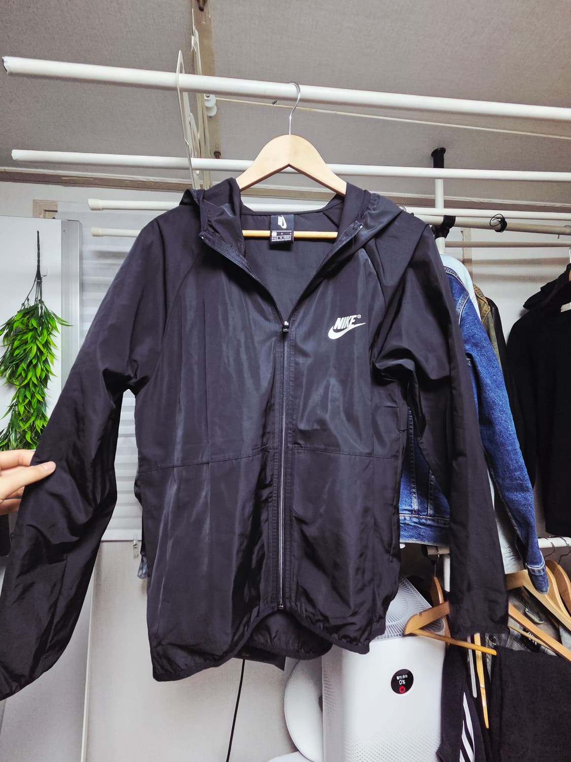 나이키 블랙 바람막이 L 상품이미지1