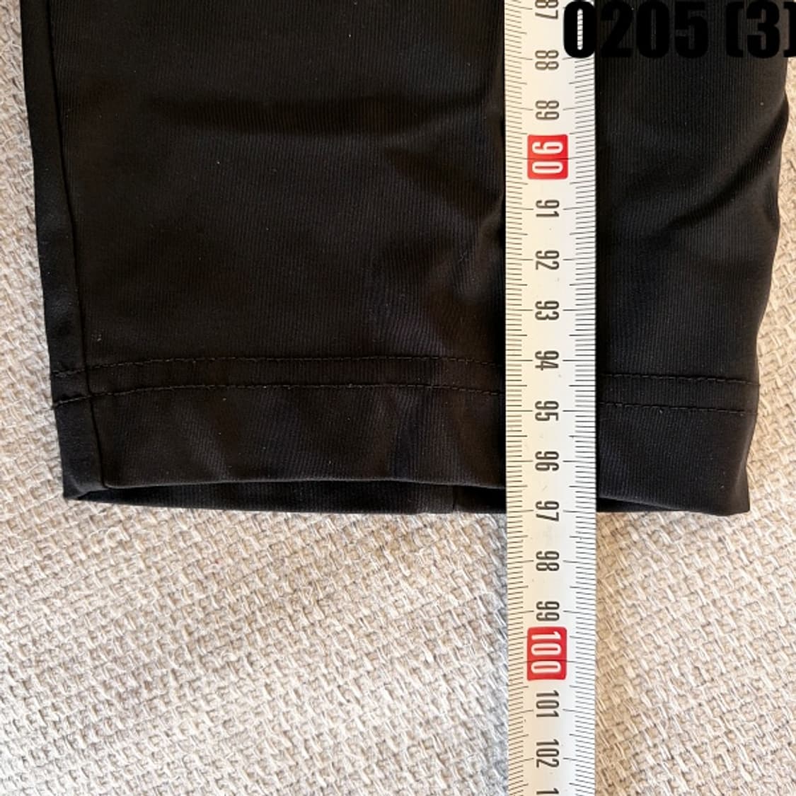 [실측확인] 데상트 여성 블랙 트레이닝 트랙 팬츠 0205(3) 상품이미지7