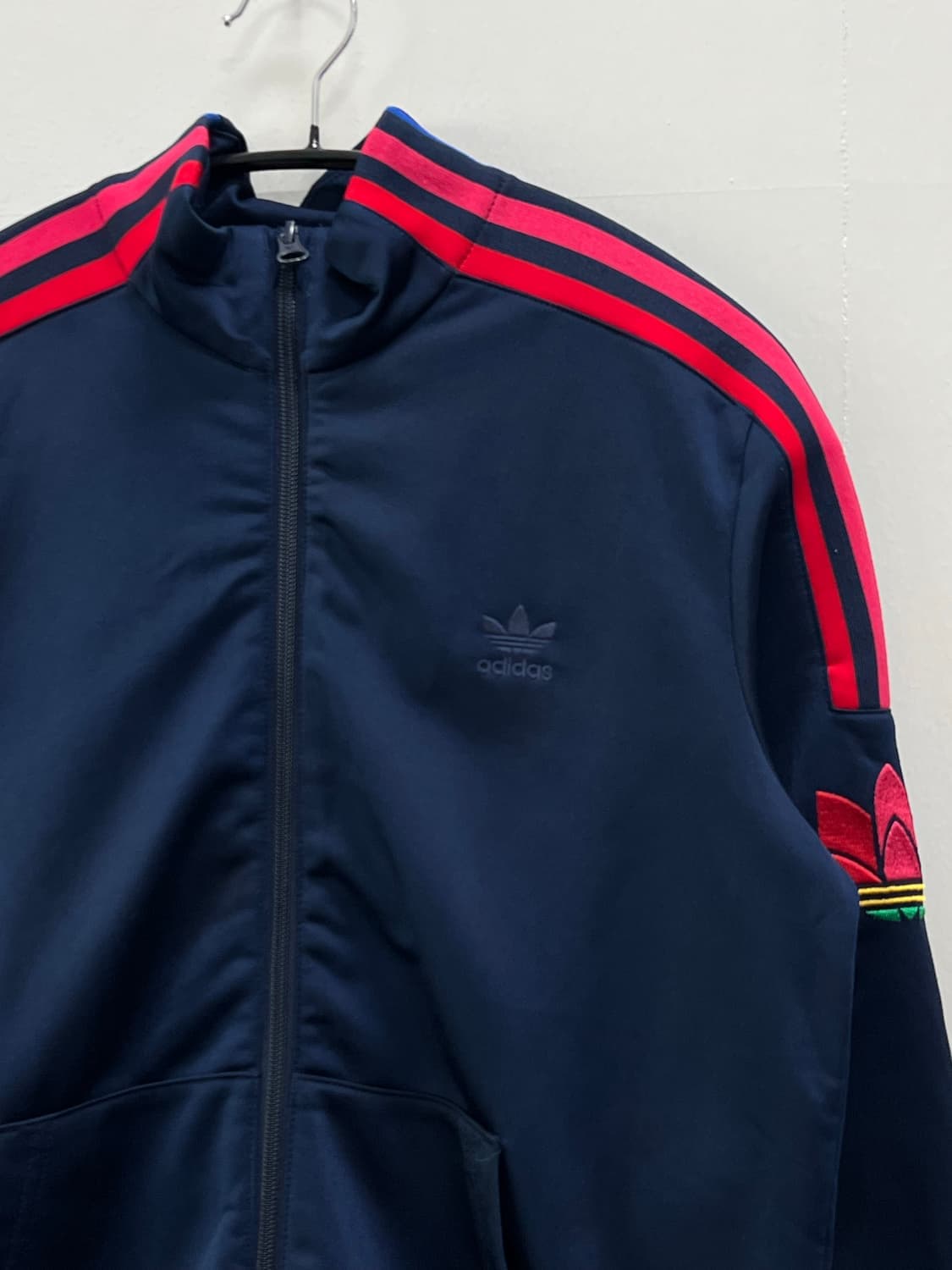 (160) 아디다스 키즈/우먼스 3D 트랙탑 져지 네이비 상품이미지3