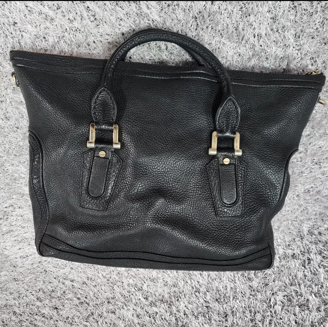 버버리 레더 토트백 숄더백 상품이미지2