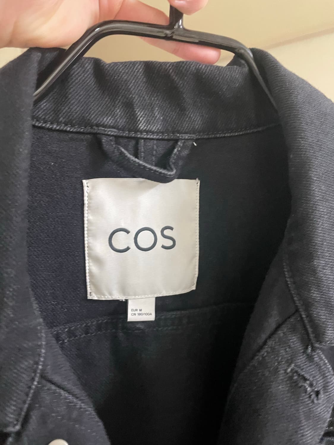 Cos 코스 데님 트러커 자켓 블랙 상품이미지6