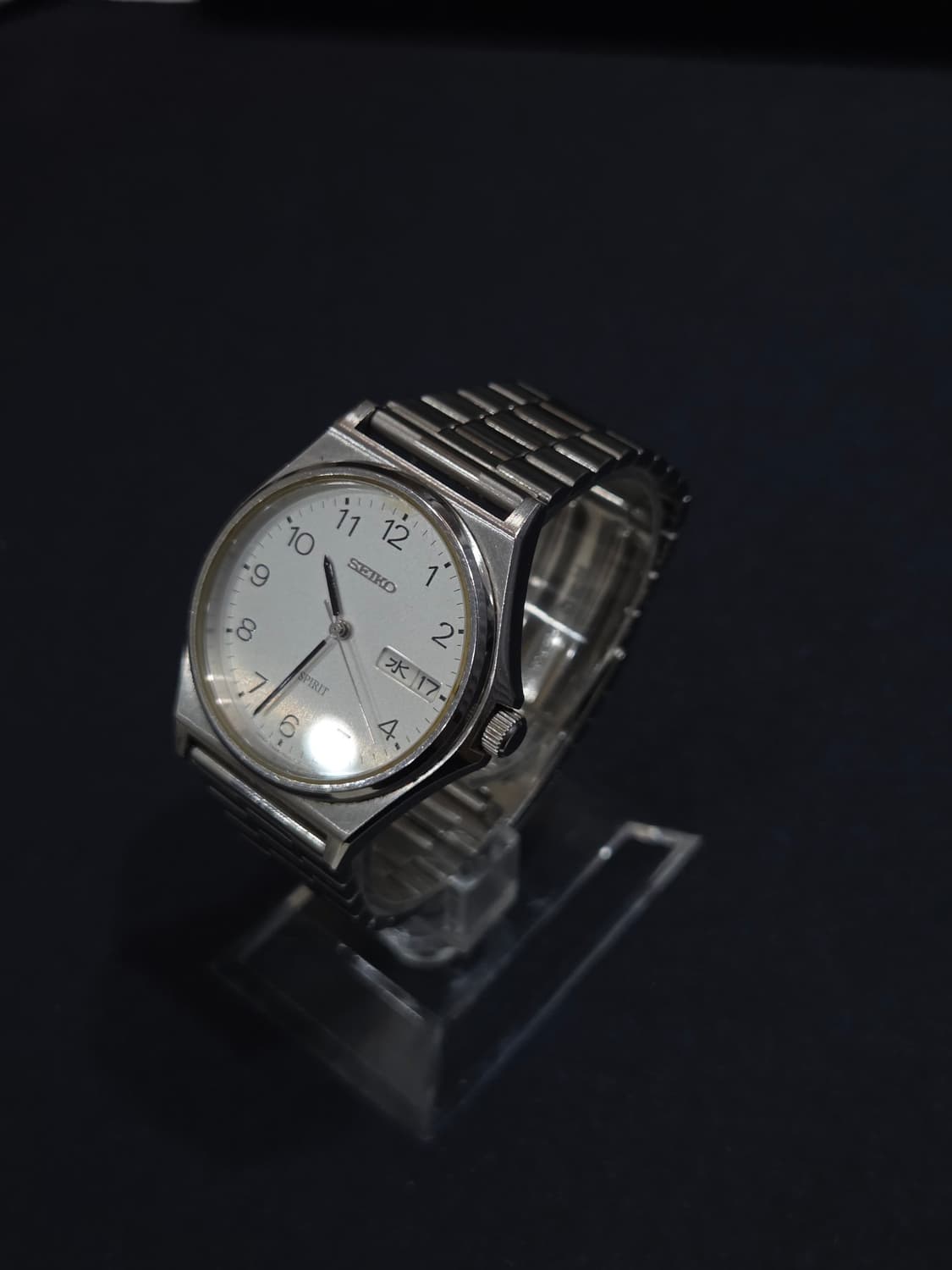 빈티지 세이코 스피릿 아라빅 실버 다이얼 SEIKO SPIRIT 상품이미지3