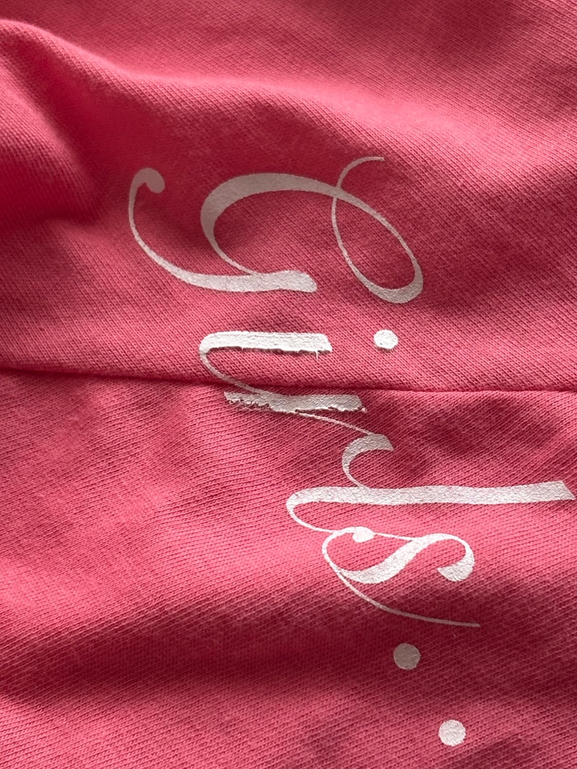 샵페어리 cross heart cut off t-shirt 색상 로즈 상품이미지2