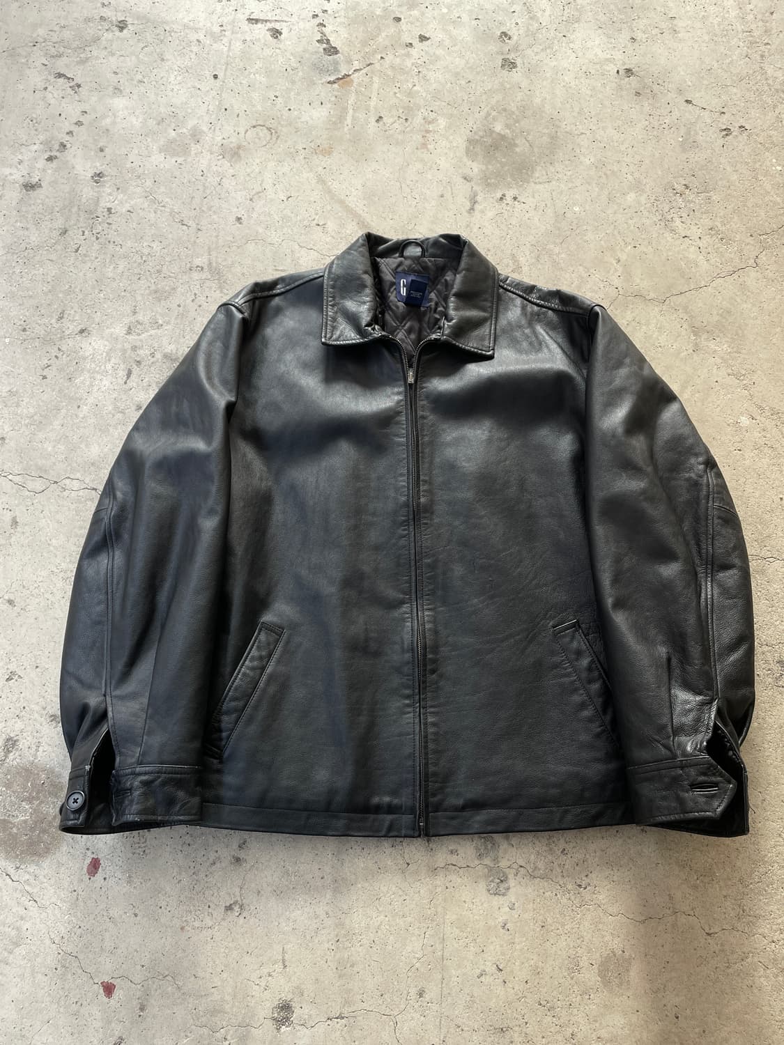 90s Old GAP Leather Jacket 상품이미지1
