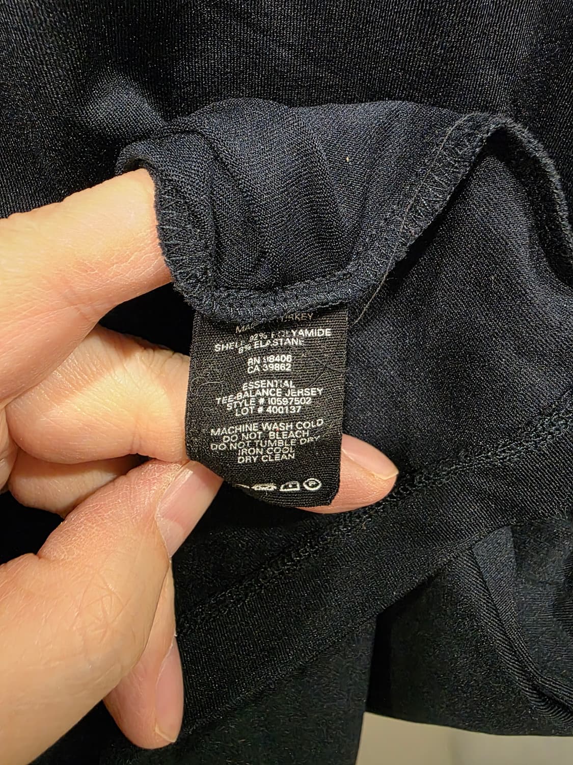 띠어리(Theory) 네이비 반팔 티 상품이미지5