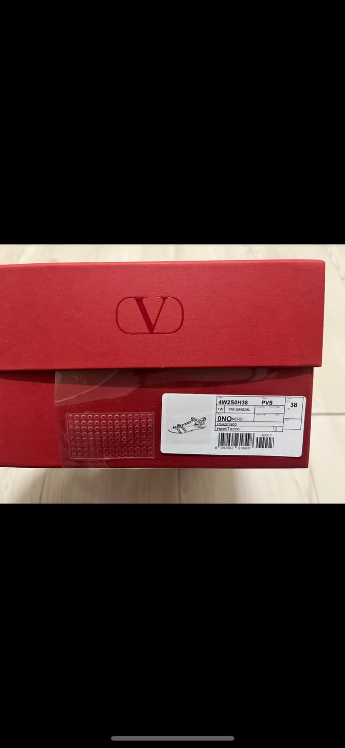 발렌티노 락스터드 플랫 샌들 250mm 상품이미지10