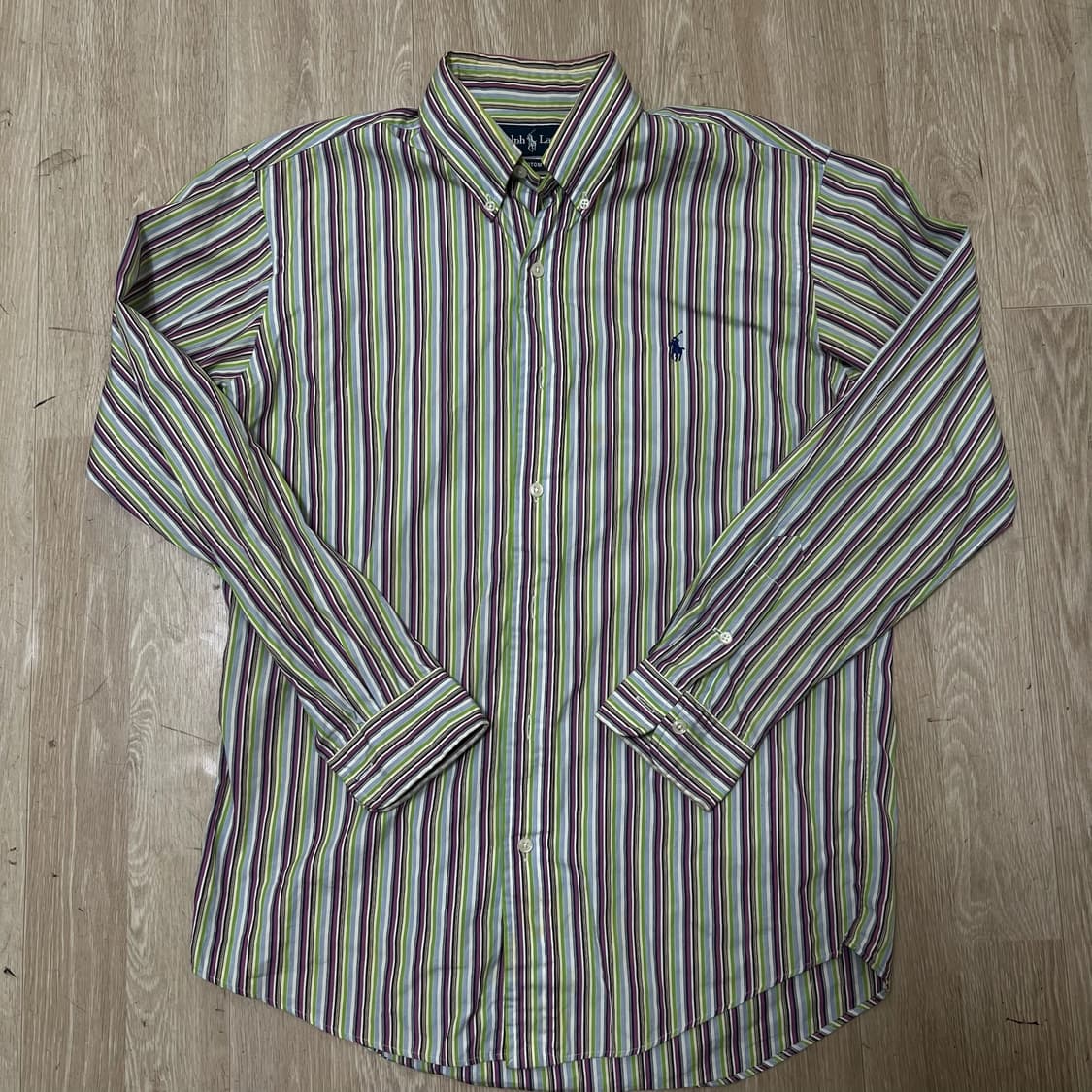 폴로 랄프로렌 스트라이프 셔츠 L/100  상품이미지1