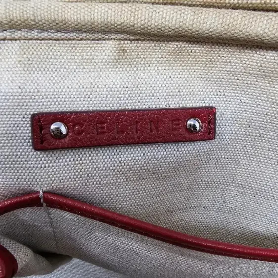 셀린느 마차 패턴 보스턴백 레드 상품이미지3