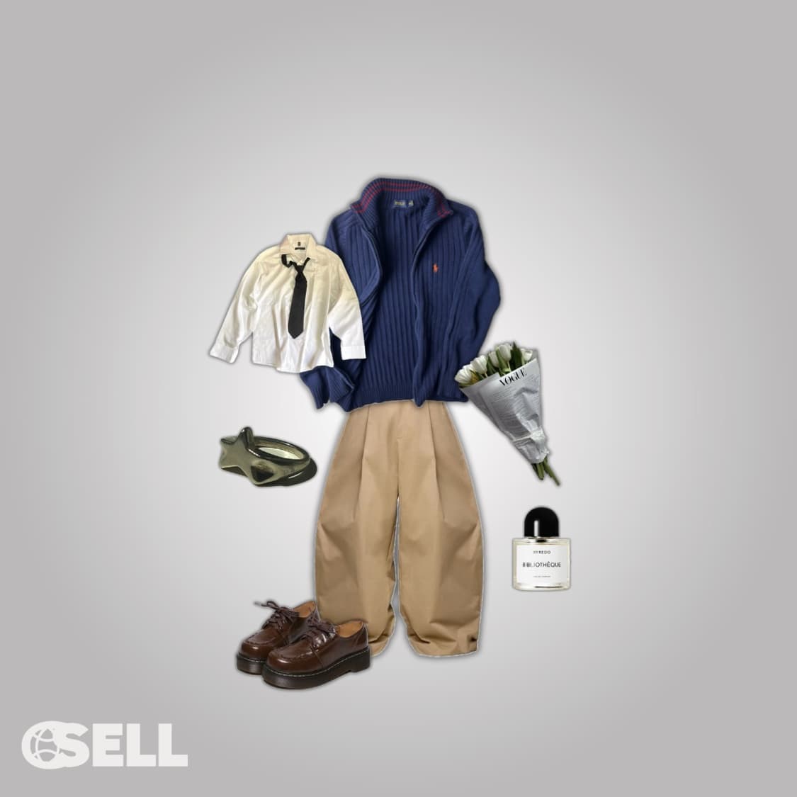 폴로 니트집업 상품이미지2