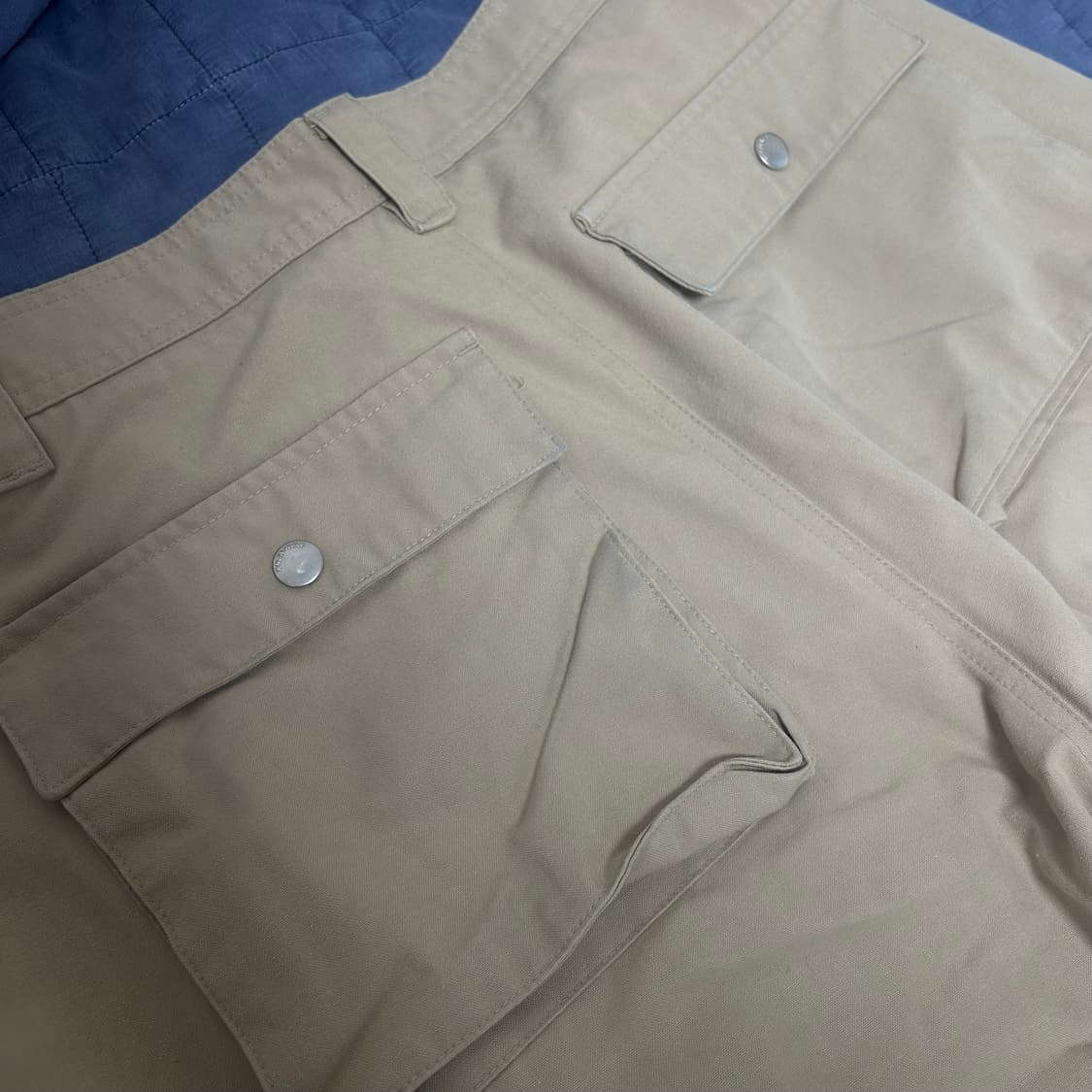 (M) 노우웨이브 멀티포켓 카고 버뮤다 팬츠 베이지 상품이미지7