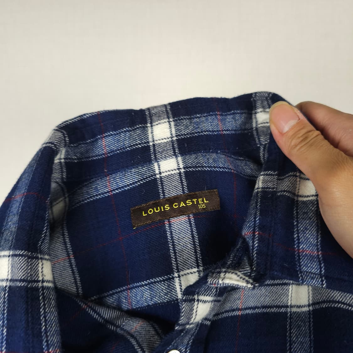 루이까스텔 긴팔남방 남자105사이즈  상품이미지3