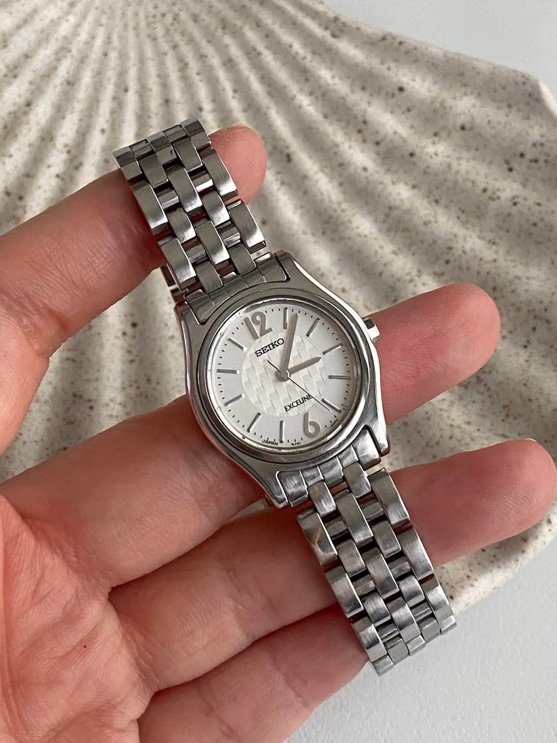 Seiko 세이코 exceline 엑셀린 실버 쿼츠 상품이미지5