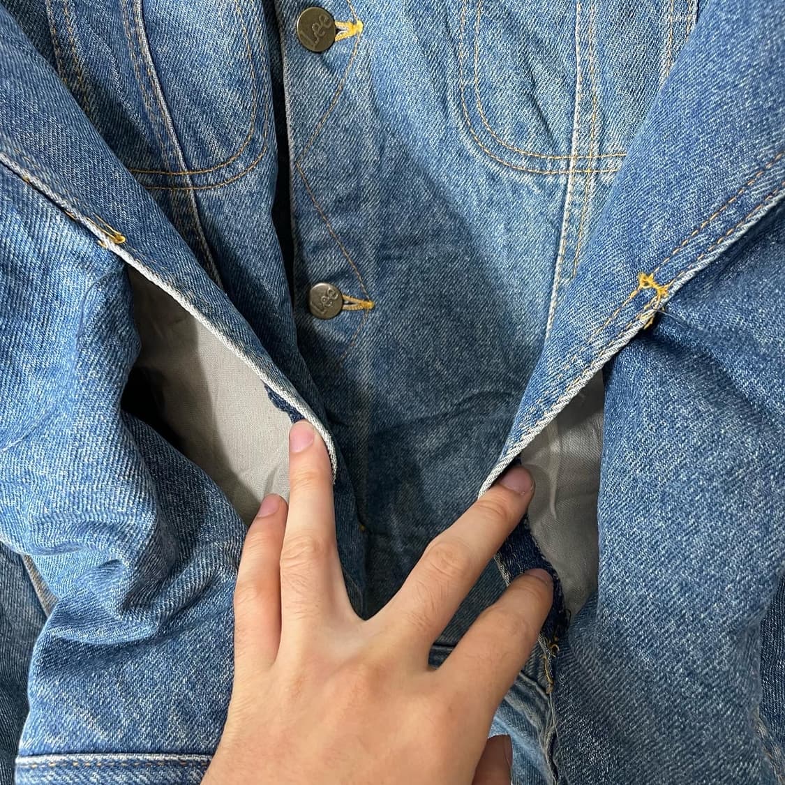 1980s Lee 스톰라이더 쉐르파 데님자켓 상품이미지6