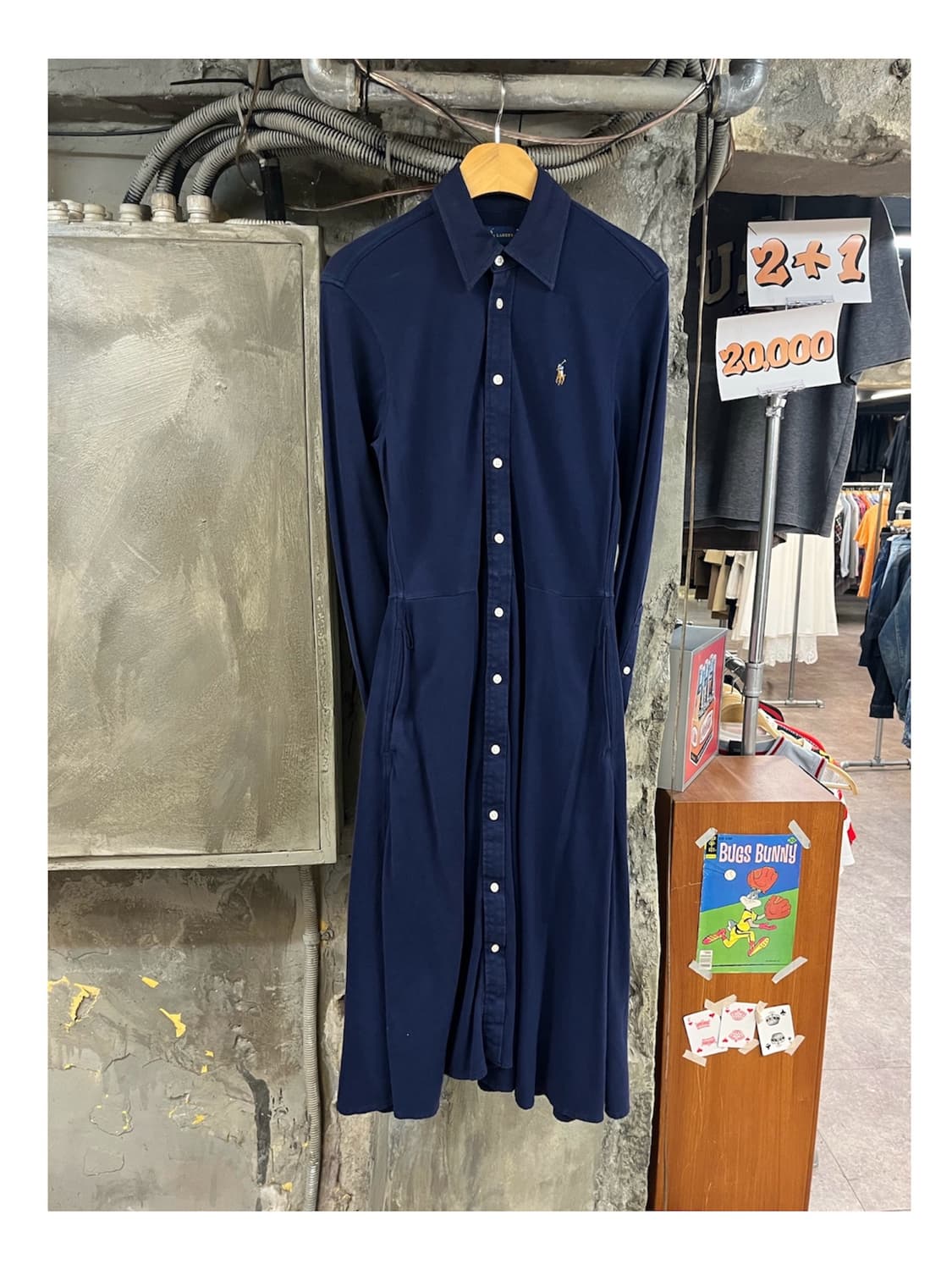 폴로 랄프로렌 카라 원피스 네이비 S #csz4058 상품이미지1