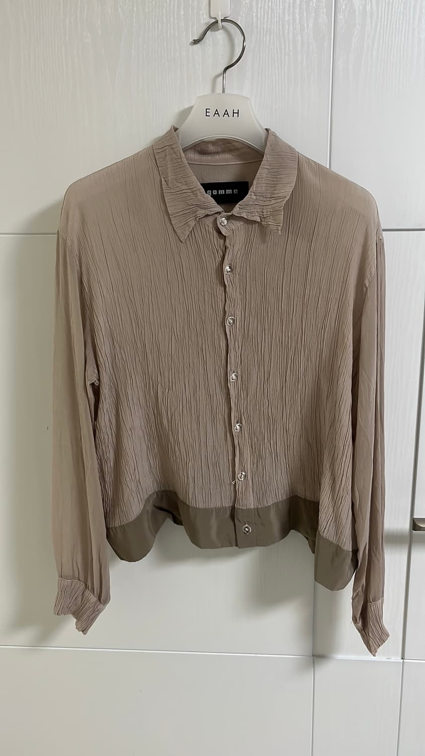 Gomme 곰므 플리츠 셔츠 55,66 상품이미지1